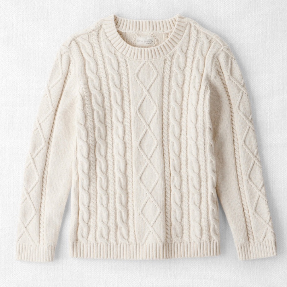 OshKosh B'gosh White Knit Sweater